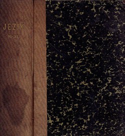 Jezik. Časopis za kulturu hrvatskoga književnog jezika VI/1-5/1957-58 - XI/1-5/1963-64