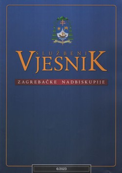 Službeni vjesnik Zagrebačke nadbiskupije 6/2023