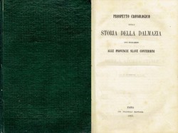 Prospetto cronologico della storia della Dalmazia con riguardo alle provncie slave contermini