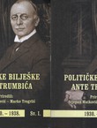 Političke bilješke Ante Trumbića 1930.-1938. I-II