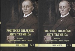 Političke bilješke Ante Trumbića 1930.-1938. I-II