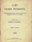 Cvet vsake mudrosti. Najstarije hrvatsko umjetno sačuvano književno djelo iz 14. vijeka