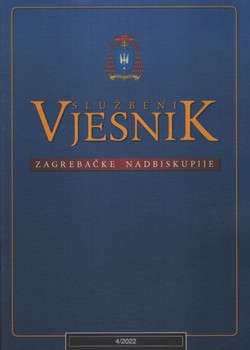 Službeni vjesnik Zagrebačke nadbiskupije 4/2022