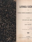 Latinska vježbenica za četiri gornja razreda gimnazijska (2.izd.)