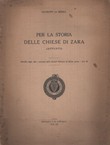 Per la storia delle chiese di Zara