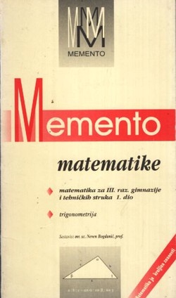 Memento matematike. Trigonometrija