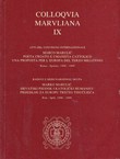 Marko Marulić. Hrvatski pjesnik i katolički humanist: Prijedlog za Europu trećeg tisućljeća (Colloquia Maruliana IX/2000)