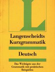 Langenscheidts Kurzgrammatik. Deutsch