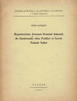 Repertorium Actuum Domini Antonii de Zandonatis olim Publici et Iurati Notarii Iadre