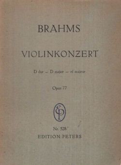 Violinkonzert D dur. Opus 77