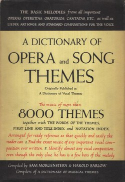 A Dictionary of Opera and Song Themes