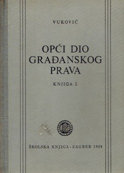 Opći dio građanskog prava I.