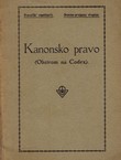 Kanonsko pravo (Obzirom na Codex)