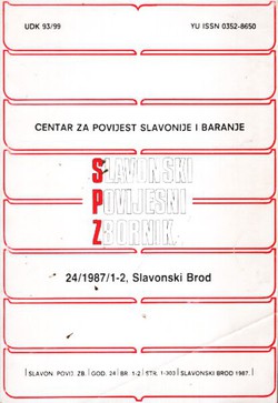 Slavonski povijesni zbornik 24/1-2/1987