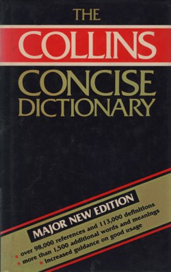 The Collins Concise Dictionary of the English Language (2nd Ed.)