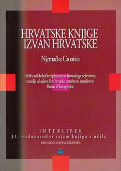 Hrvatske knjige izvan Hrvatske. Njemačka Croatica