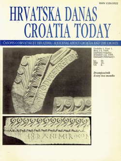 Hrvatska danas / Croatia Today 1/1/1-2/1995