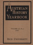 The Nationality Problem in the Habsburg Monarchy in the Nineteenth Century: a Critical Appraisal II. The National Minorities (Austrian History Yearbook III/2/1967)