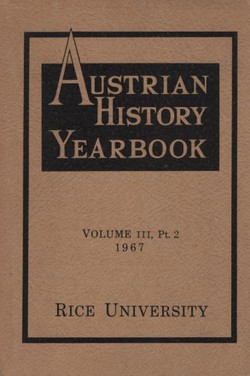 The Nationality Problem in the Habsburg Monarchy in the Nineteenth Century: a Critical Appraisal II. The National Minorities (Austrian History Yearbook III/2/1967)