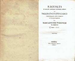 Raccolta di alcune amorose illiriche canzoni