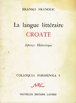 La langue litteraire Croate. Apercu historique