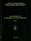 Rasprave iz hrvatske kulturne prošlosti I.