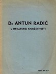 Dr Antun Radić u hrvatskoj književnosti