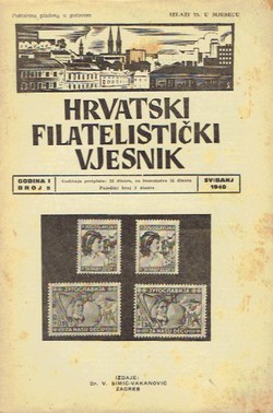 Hrvatski filatelistički vjesnik I/5/1940