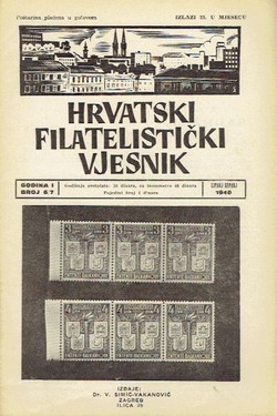 Hrvatski filatelistički vjesnik I/6-7/1940