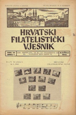 Hrvatski filatelistički vjesnik III/1/1942