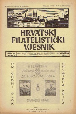 Hrvatski filatelistički vjesnik III/2/1942