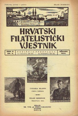 Hrvatski filatelistički vjesnik V/3/1944