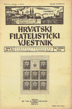 Hrvatski filatelistički vjesnik V/8-10/1944