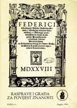 Rasprave i građa za povijest znanosti 6/1990. Razred za medicinske znanosti II.
