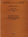 Problemi istorije Bosne i Hercegovine 1850-1875.