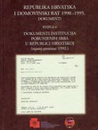 Republika Hrvatska i Domovinski rat 1990.-1995. Dokumenti. Knjiga 6. Dokumenti institucija pobunjenih Srba u Republici Hrvatskoj (srpsnj-prosinac 1992.)