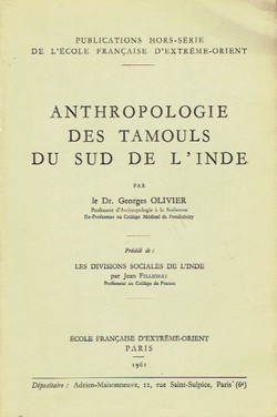 Anthropologie des Tamouls du Sud de l'Inde