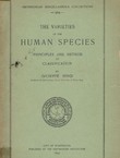 The Varieties of the Human Species. Principles and Method of Classification