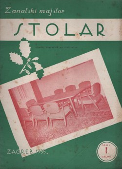 Zanatski majstor. Stolar 1/1955