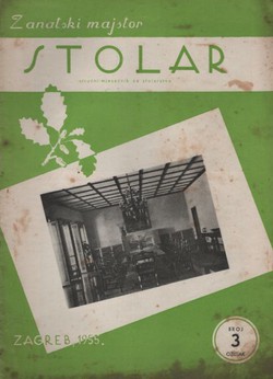 Zanatski majstor. Stolar 3/1955