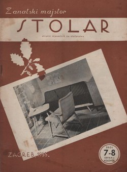 Zanatski majstor. Stolar 7-8/1955