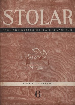 Zanatski majstor. Stolar 6/1957