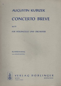 Concerto breve op. 23 für violoncello und orchester