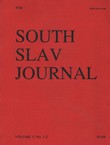 The South Slav Journal 17/1-2 (63-64)/1996