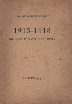 1915-1918. Odlomci iz ratnih spomena