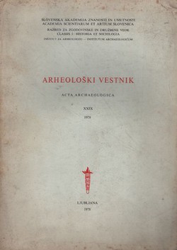 Arheološki vestnik XXIX/1978