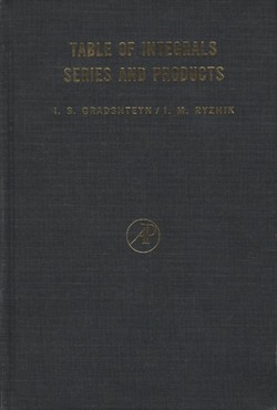 Table of Integrals, Series and Products (4th Ed.)