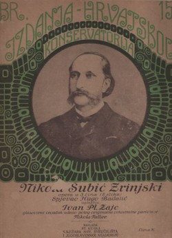 Nikola Šubić Zrinski. Opera u 3 čina (8 slika)