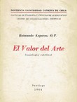 El Valor del Arte (Axiologia estetica)