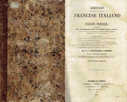 Dizionario portatile e di pronunzia francese italiano e italiano francese